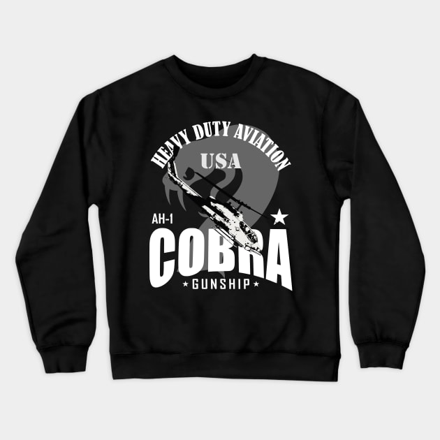 AH-1 Cobra - Helicopter Gunship Crewneck Sweatshirt by TCP